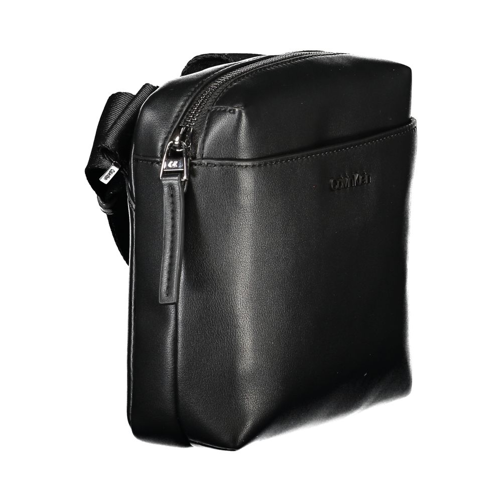 Calvin Klein «Skulderveske for menn i svart polyuretan»