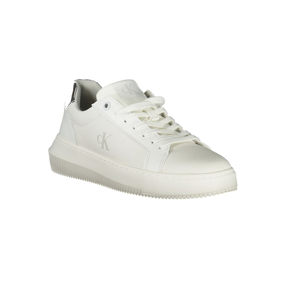 Calvin Klein Bianco Polyuretan Dame Sneaker