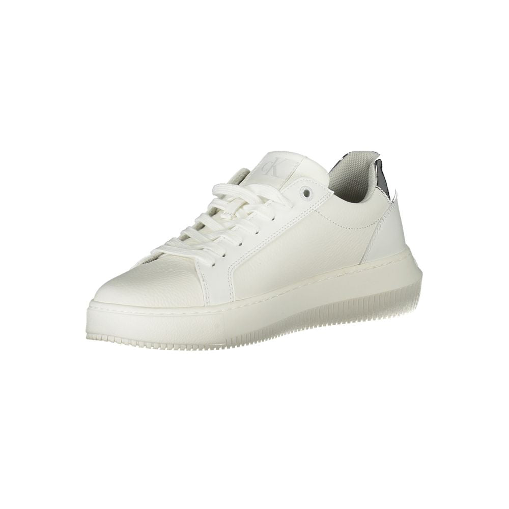 Calvin Klein Bianco Polyuretan Dame Sneaker