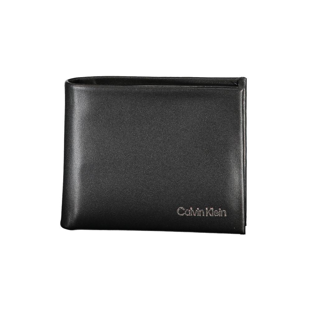 Cartera de hombre de poliuretano negro