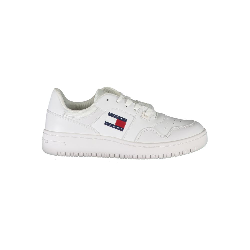 Tommy Hilfiger hvite joggesko i skinn til dame