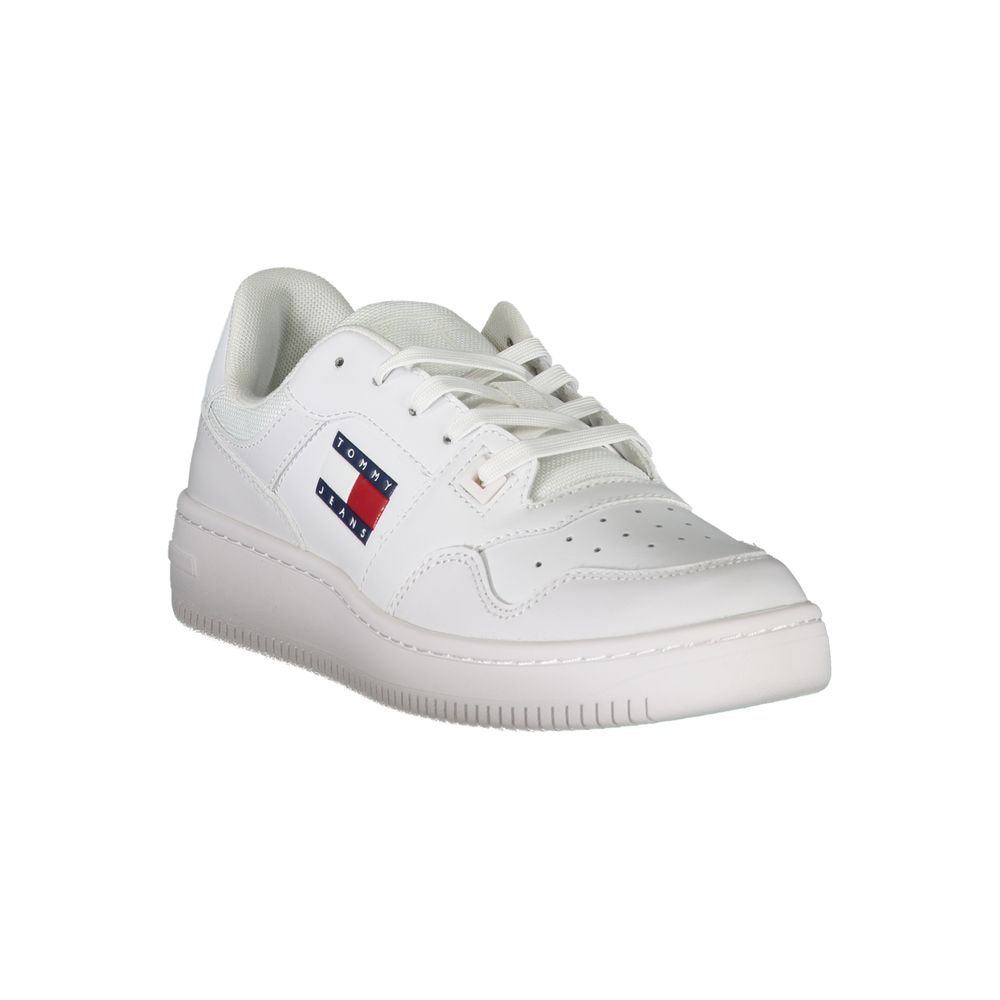 Tommy Hilfiger hvite joggesko i skinn til dame