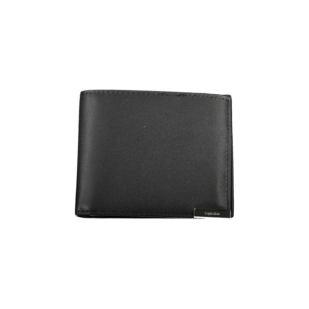 Calvin Klein Nero Polyuretan Lommebok for menn