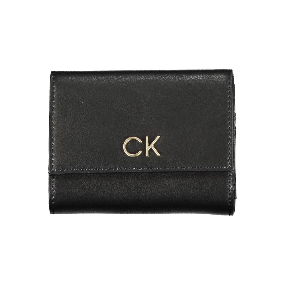 Calvin Klein Nero Polyurethane Dame Lommebok