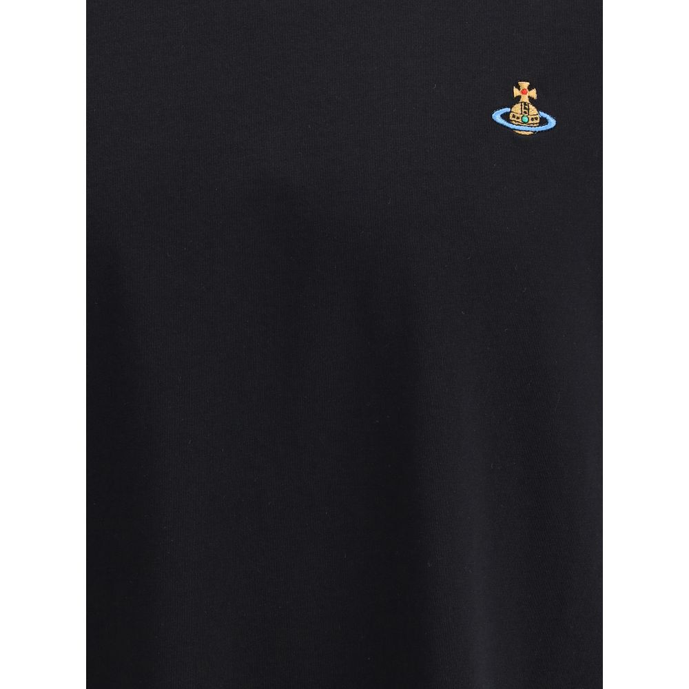 Black Cotton T-Shirt