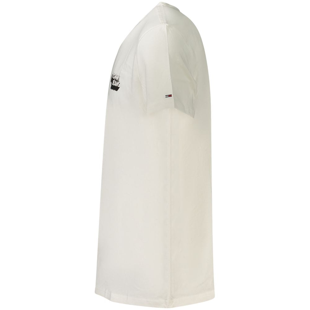 Tommy Hilfiger Bianco T-skjorte i bomull for menn
