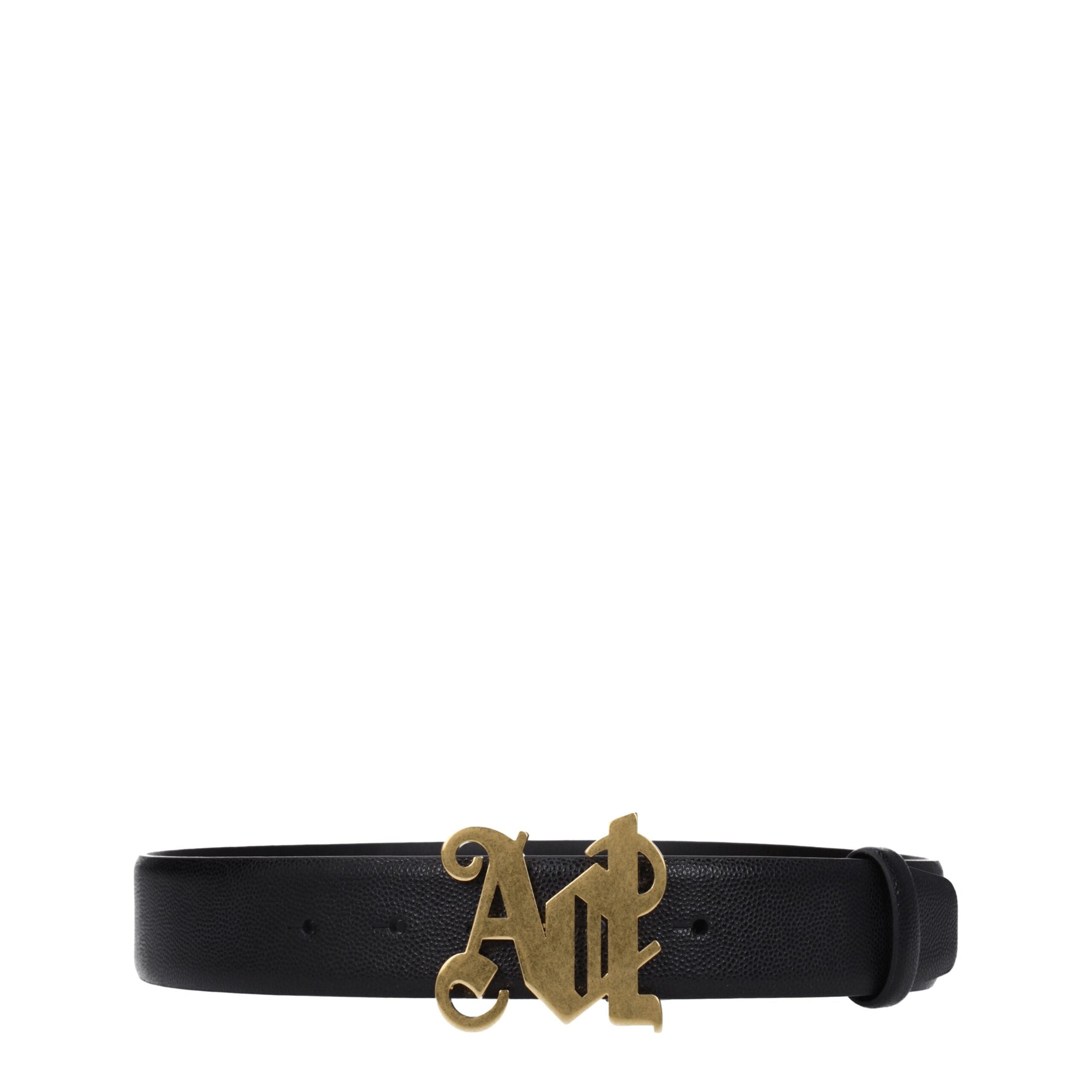 Palm Angels svart skinnbelte