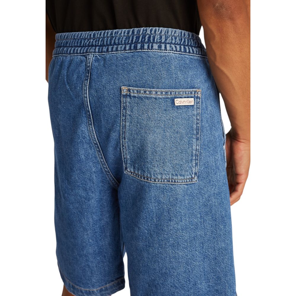 Calvin Klein Jeans Blå bomull Bermudashorts