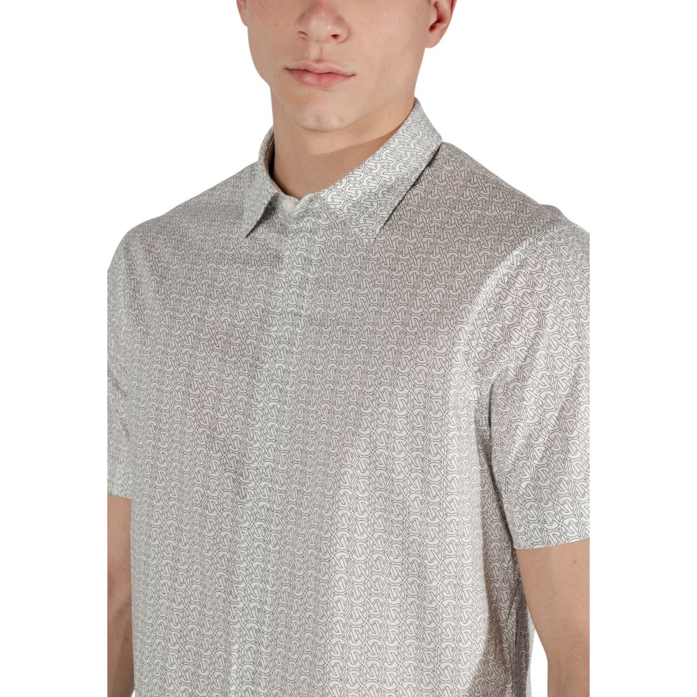Cream Cotton Shortsleeve Shirt