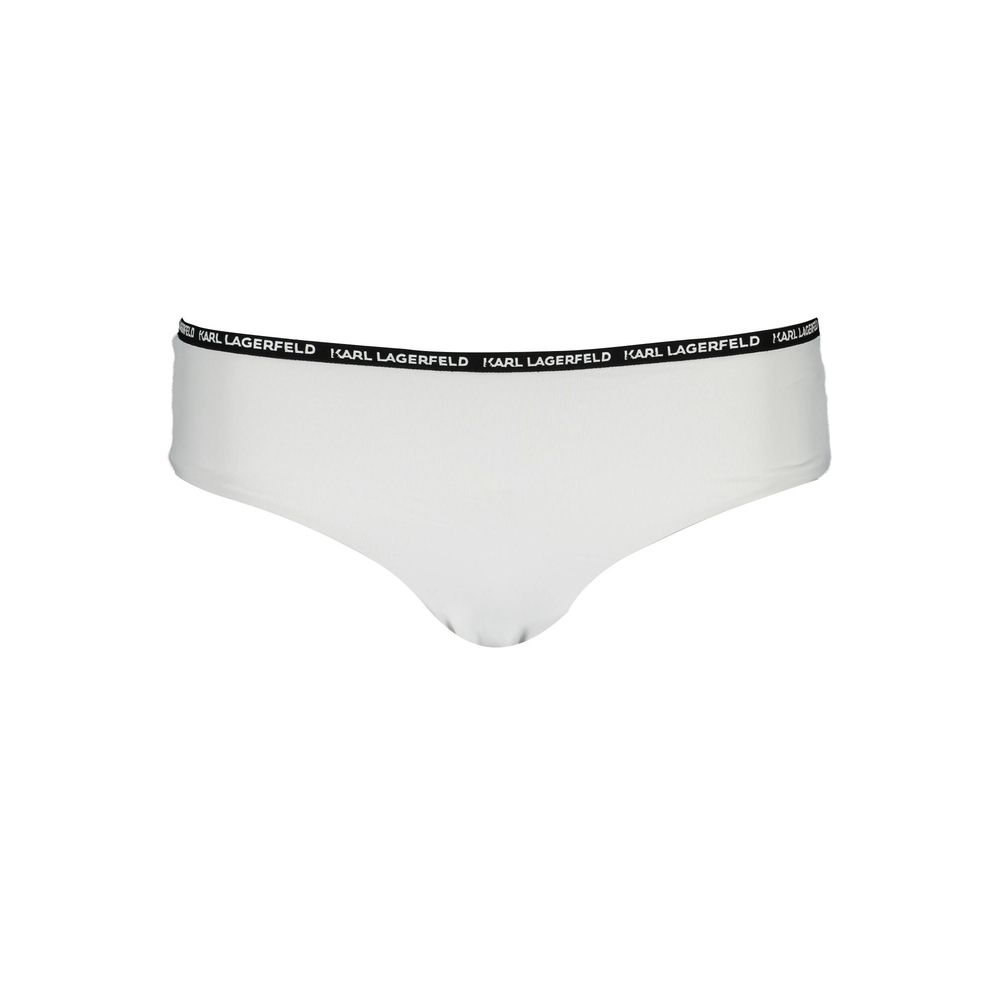 Karl Lagerfeld Hvit Polyamid Trusesnitt Bikiniunderdel for Dame