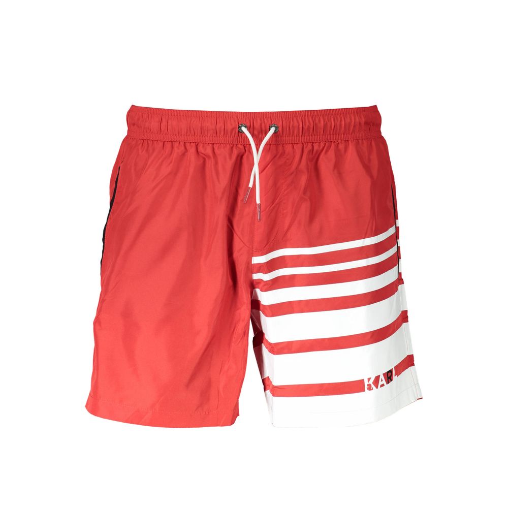 Karl Lagerfeld Rosso Poliestere Badeshorts til herre
