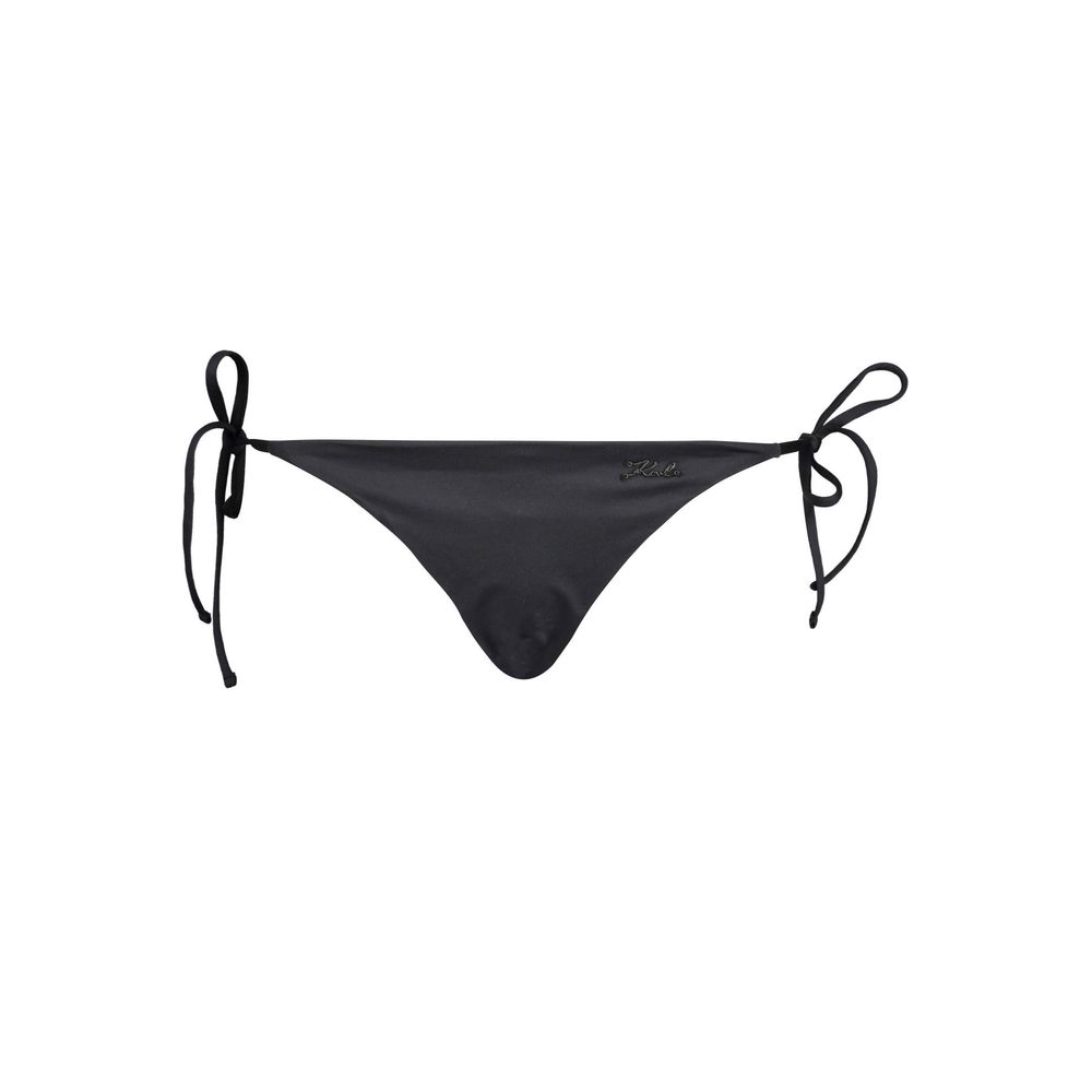 Karl Lagerfeld svart polyamid trusebikini for kvinner
