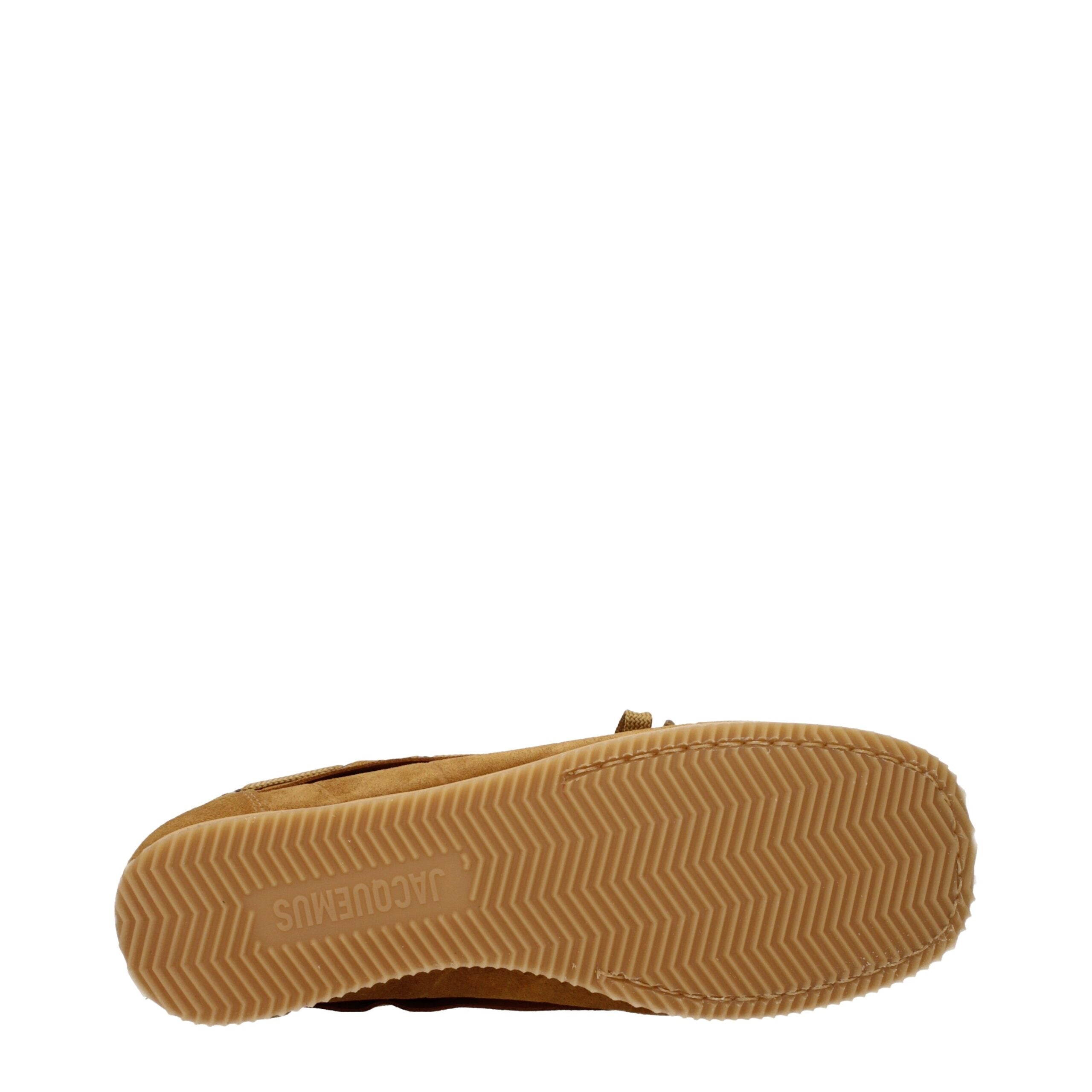 Jacquemus brune slip-on-loafers i skinn