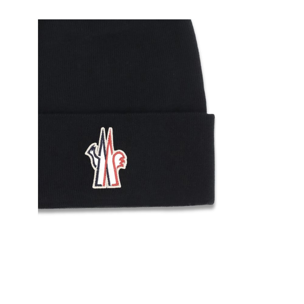 Black Fleece Wool Beanie