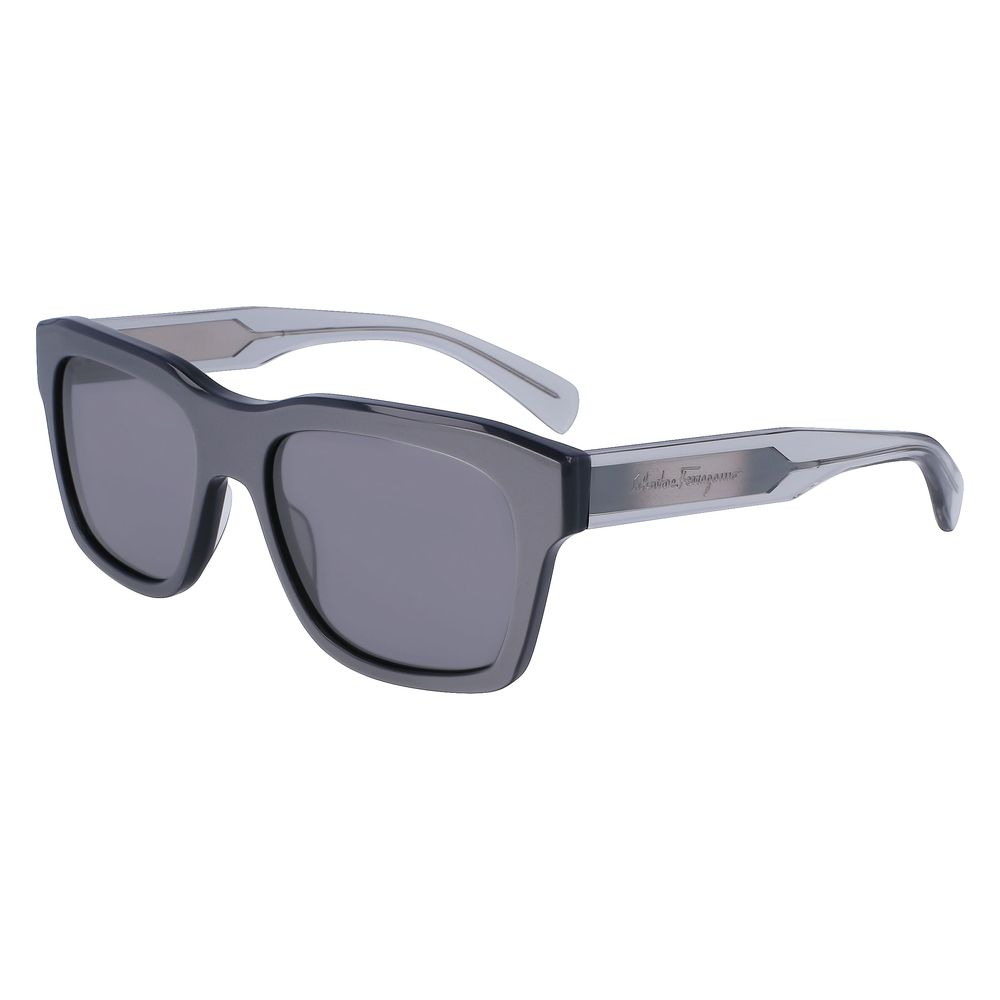 Ferragamo grå acetatsolbriller