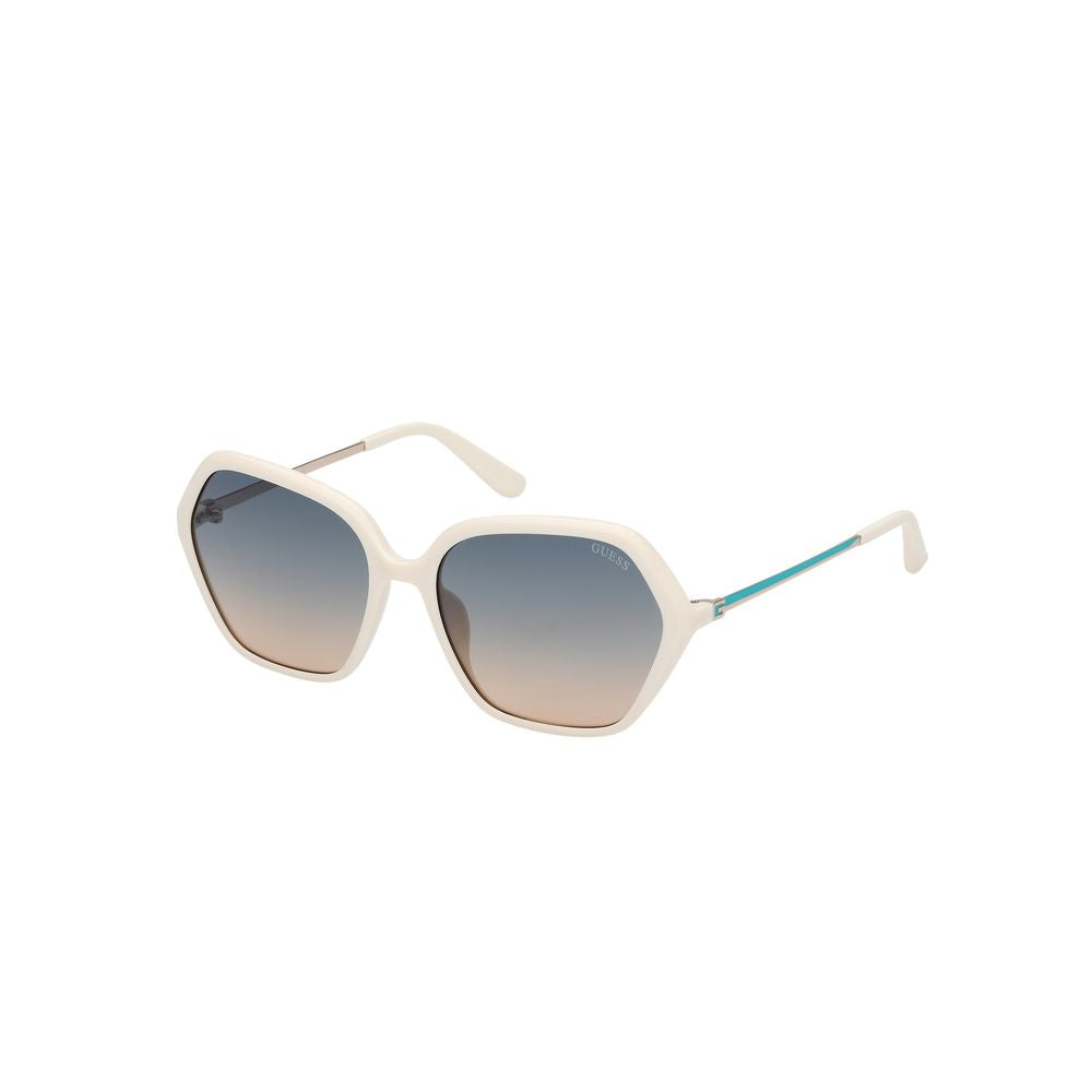 Gafas de sol de resina blanca Guess