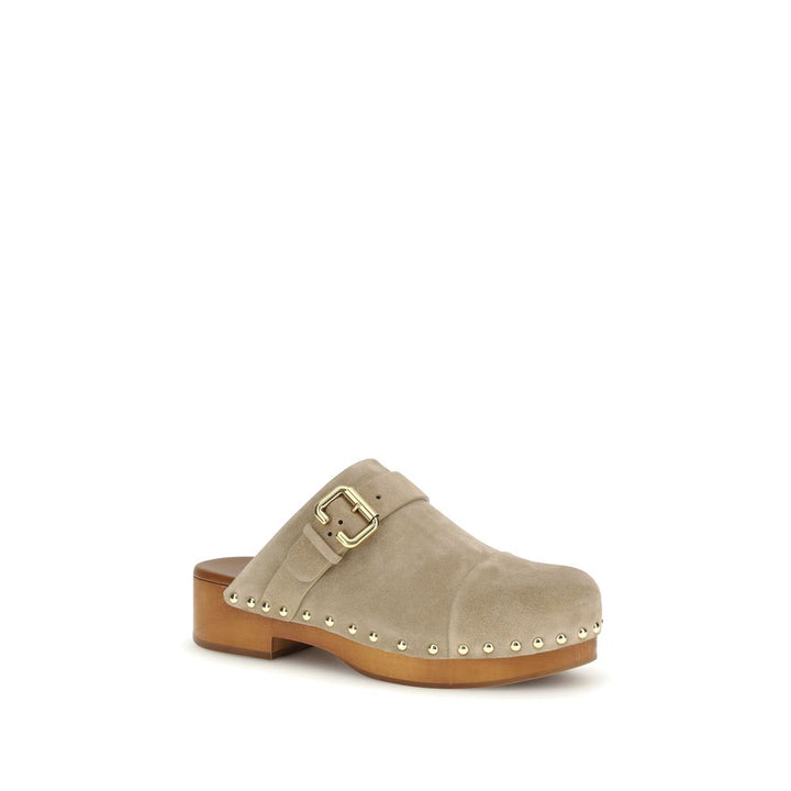 Chloé beige tetteklakker i kalveskinn av Bos Taurus