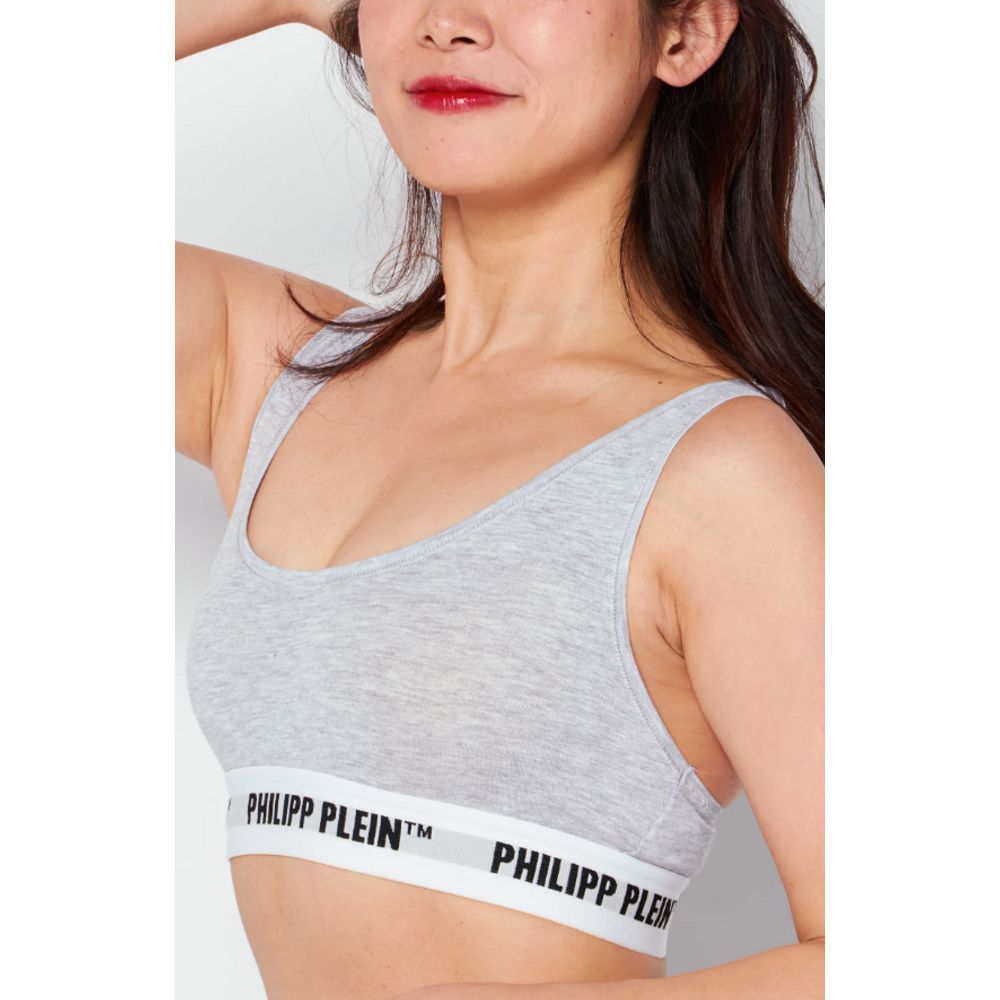 Gray Cotton Tank Tops