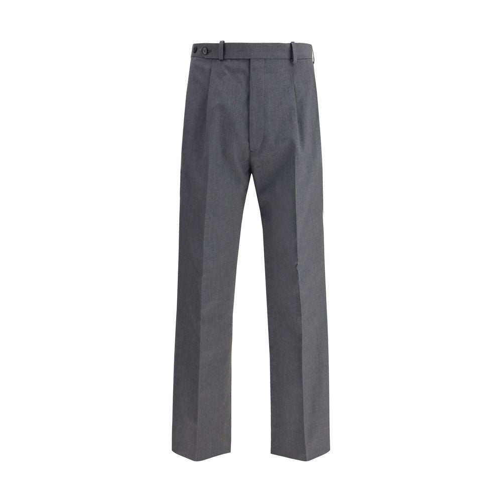Pantalones de vestir Prada de lana gris modelo Oves Aries