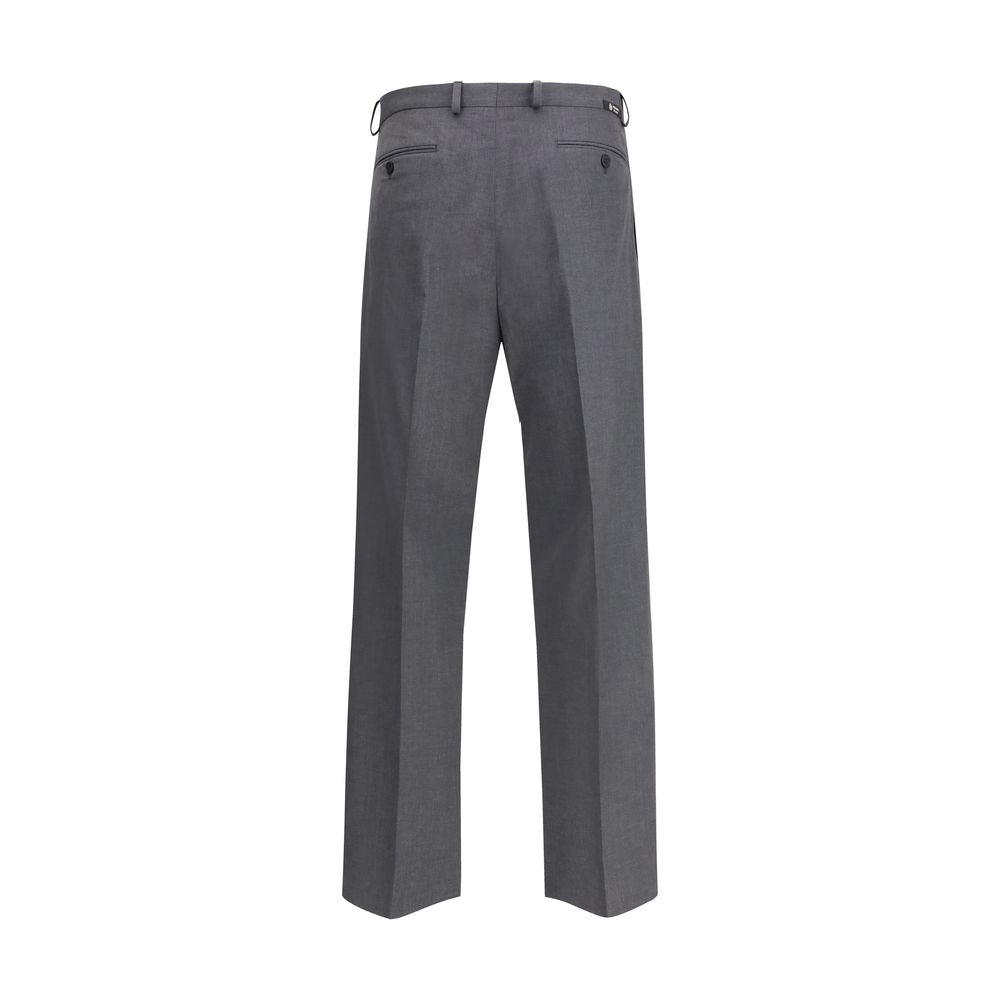 Pantalones de vestir Prada de lana gris modelo Oves Aries