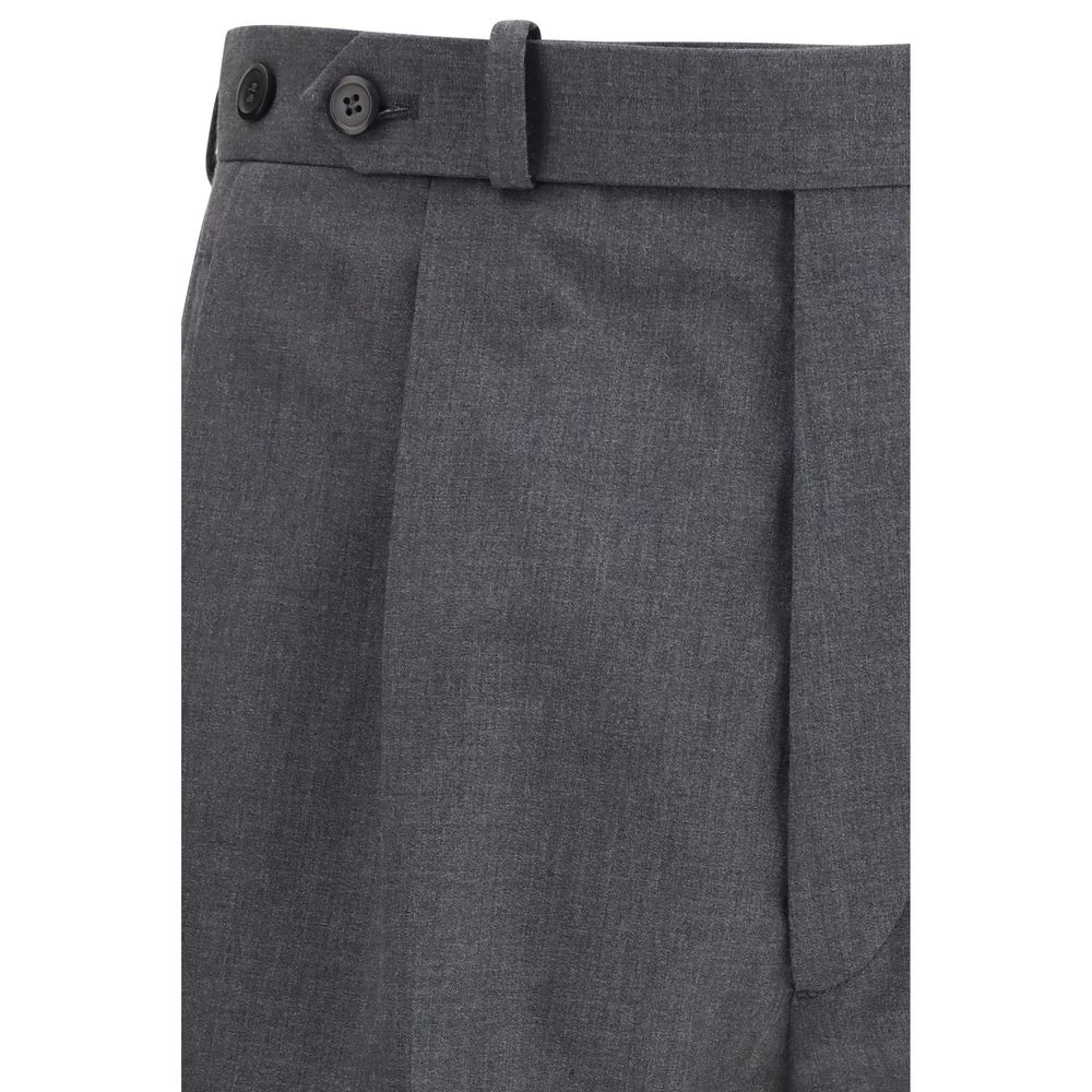 Pantalones de vestir Prada de lana gris modelo Oves Aries