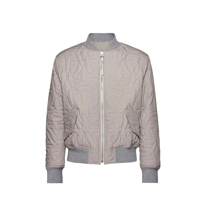 Salvatore Ferragamo Grå Polyester Bomber