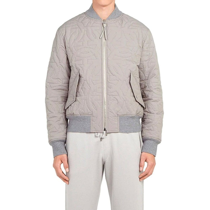 Salvatore Ferragamo Grå Polyester Bomber