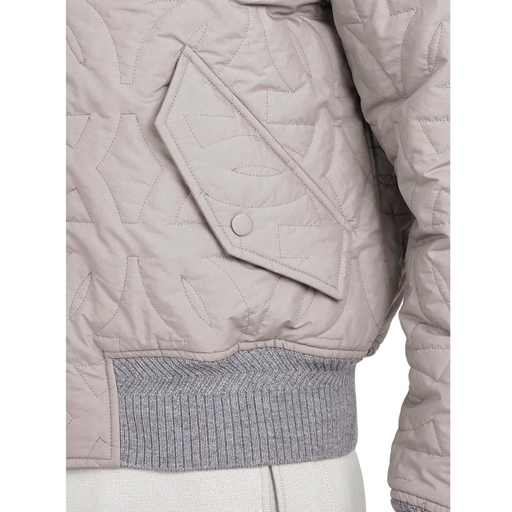 Salvatore Ferragamo Grå Polyester Bomber