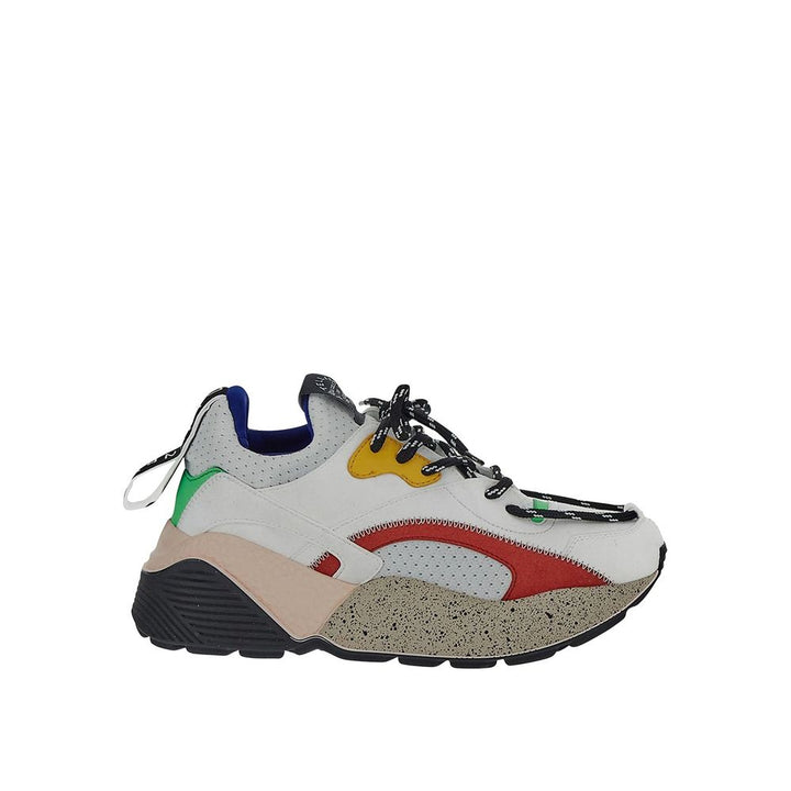 Stella McCartney Hvite Vegansk Skinn Chunky Joggesko