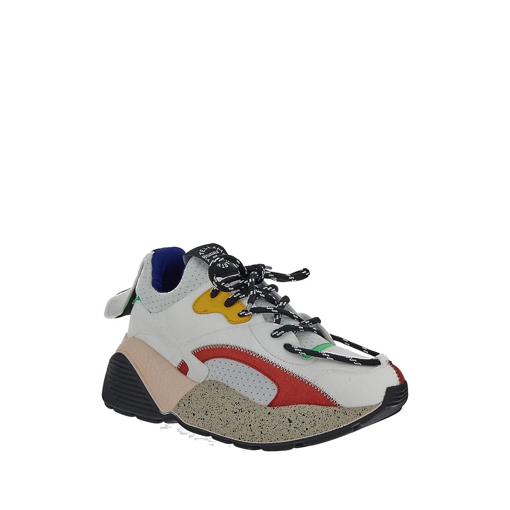 Stella McCartney Hvite Vegansk Skinn Chunky Joggesko