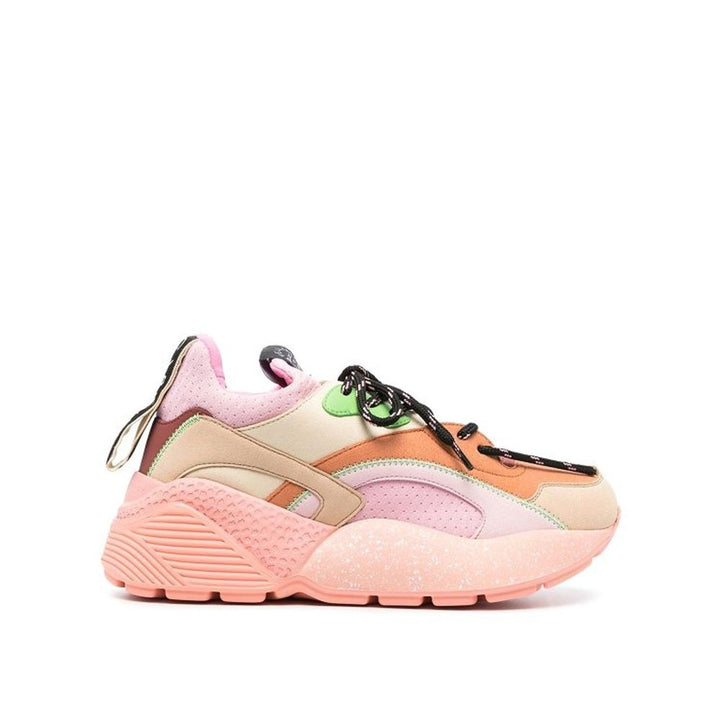 Stella McCartney oransje chunky joggesko i polyetylen