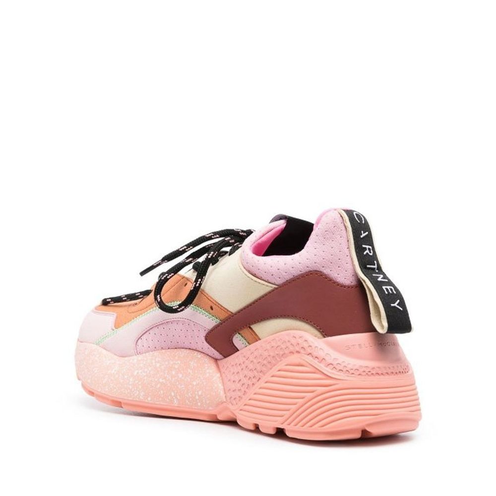 Stella McCartney oransje chunky joggesko i polyetylen