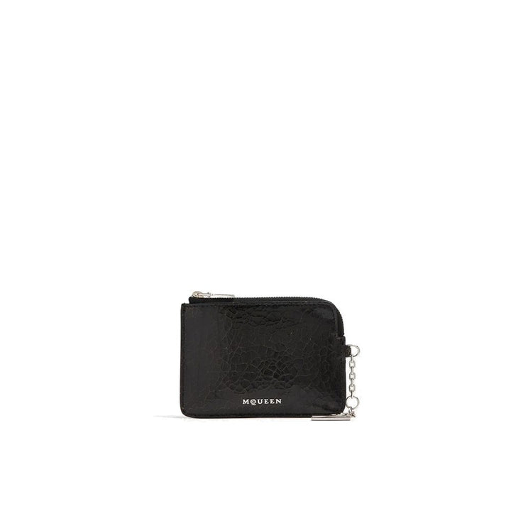 Alexander McQueen Sort Kalveskinn Clutchveske