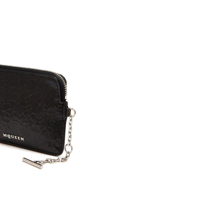 Alexander McQueen Sort Kalveskinn Clutchveske