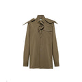 Prada Bicolor Cotton Dress Shirt