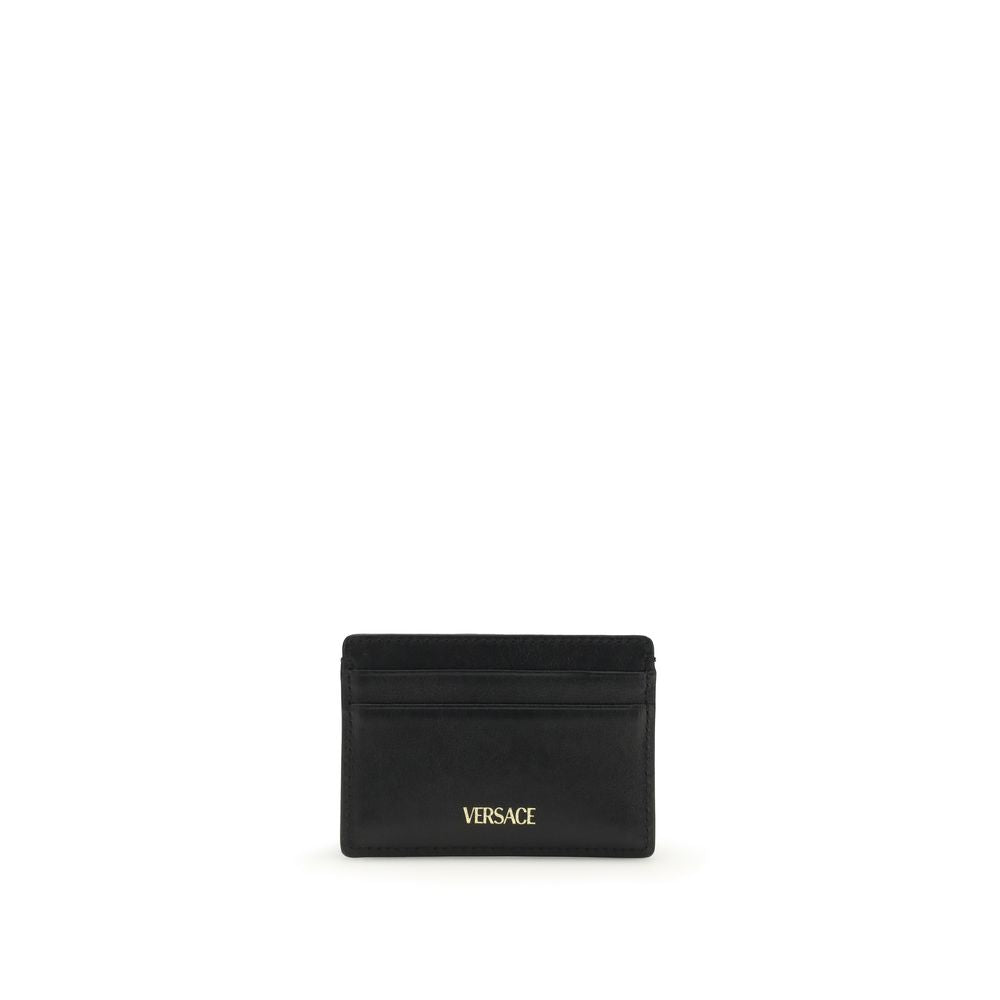 Cartera Versace de piel de becerro negra Bos Taurus