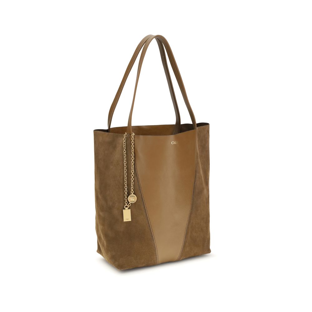 Chloé Beige Kalveskinn Bos Taurus Skulderveske