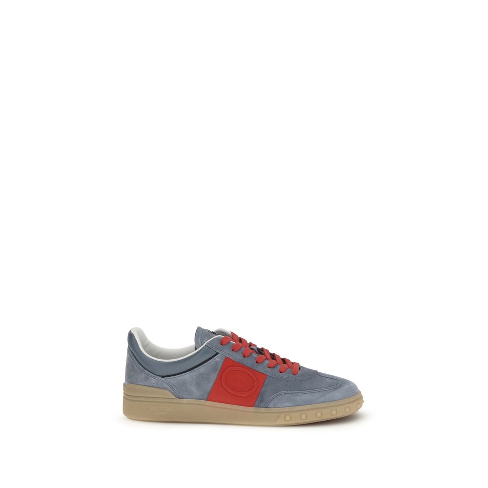 Valentino Garavani Flerfargede Lavtopp-sneakers i Kalveskinn