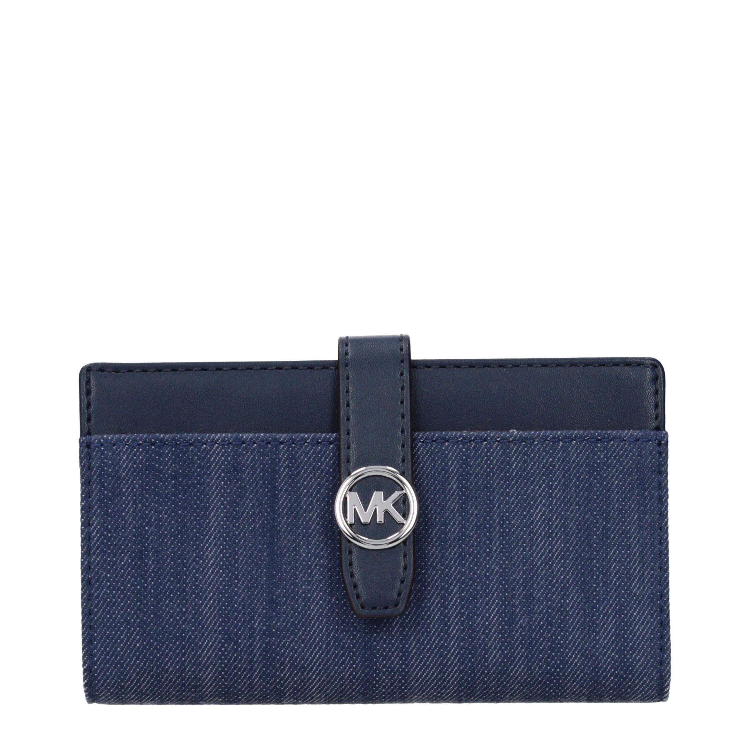 Cartera Michael Kors de tela azul