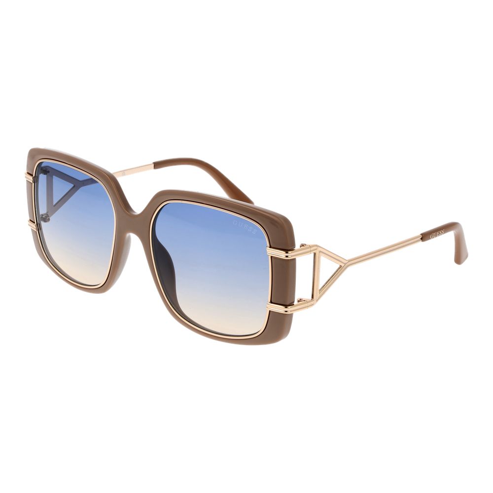 Gafas de sol Guess de metal y plástico marrón