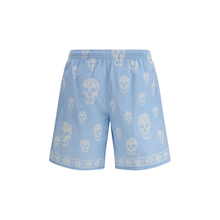 Alexander McQueen Blå Polyamid Shorts