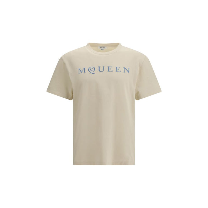 Alexander McQueen T-skjorte i beige bomull