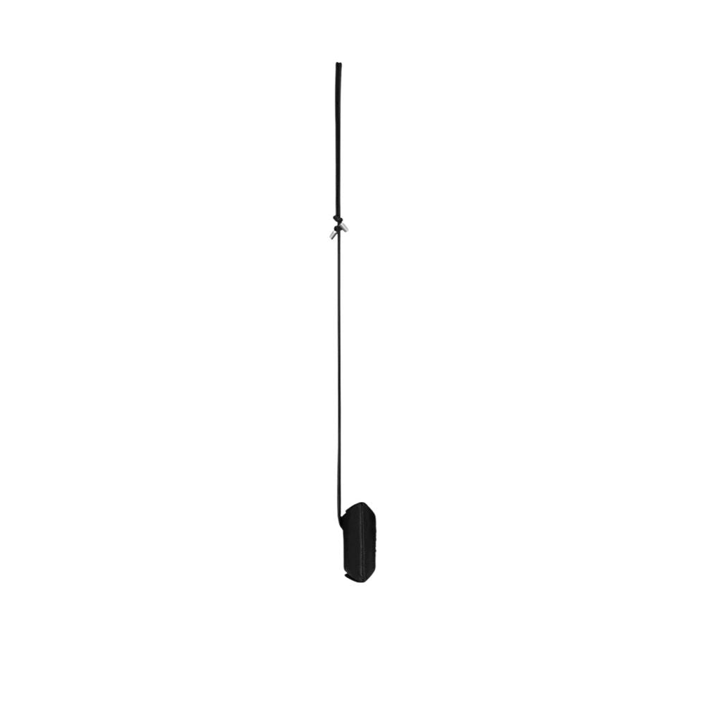 Saint Laurent svart kalveskinn Airpod-holder