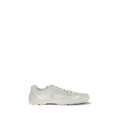 Zapatillas bajas de tela blanca Prada