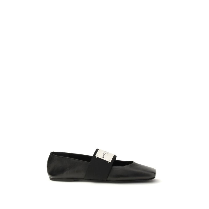 Givenchy sorte lammeskinn Ovis Aries Aries ballettflats