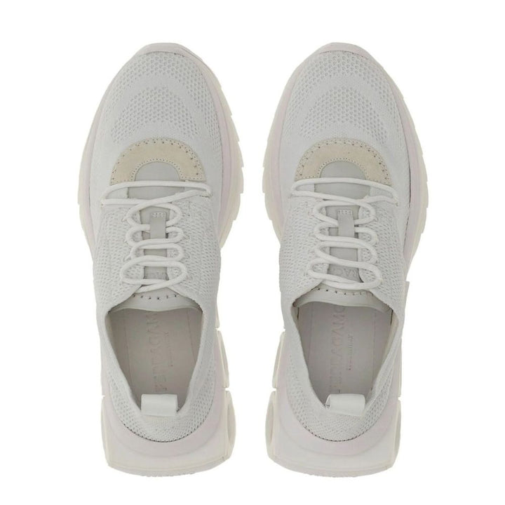 Salvatore Ferragamo hvite atletiske joggesko i nylon