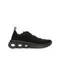 Salvatore Ferragamo Black Fabric Athletic Sneakers