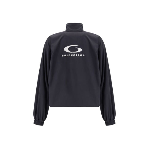 Balenciaga Black Polyester Shell Jacket