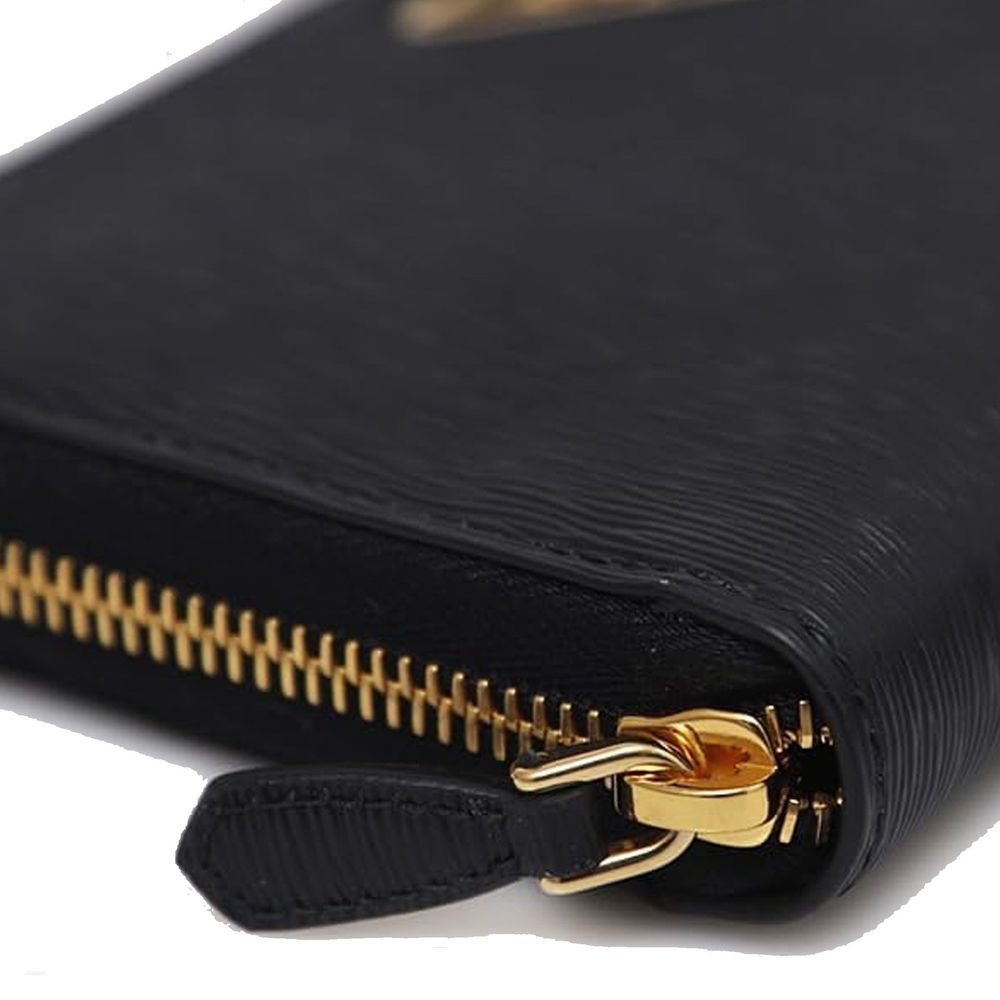 Prada Cartera de Piel de Becerro Negra