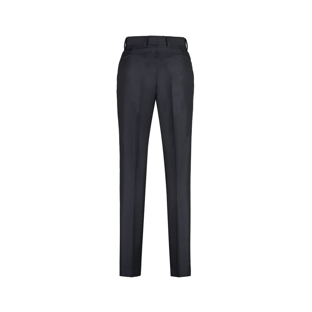 Blue Mohair Dress Pants